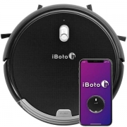 Пылесос-робот iBoto Smart X615GW Aqua, черный/серый