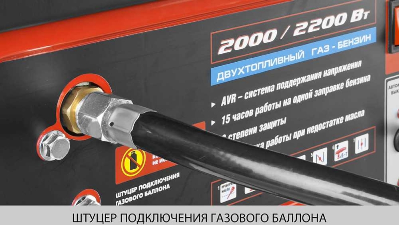 Генератор Зубр ЗЭСГ-2200-М2 2.2кВт
