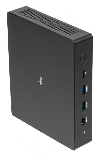 Неттоп IRU P11AP Cel J3455 (1.5)/4Gb/SSD64Gb/HDG500/Free DOS/GbitEth/WiFi/BT/черный