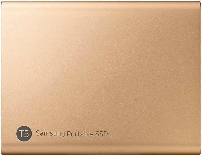 Твердотельный диск 1TB Samsung Т5 Portable MU-PA1T0G, V-NAND, USB 3.1 Type-C  [R/W - 540/540 MB/s] Gold