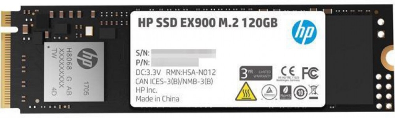 SSD накопитель M.2 HP EX900 120GB (2YY42AA)