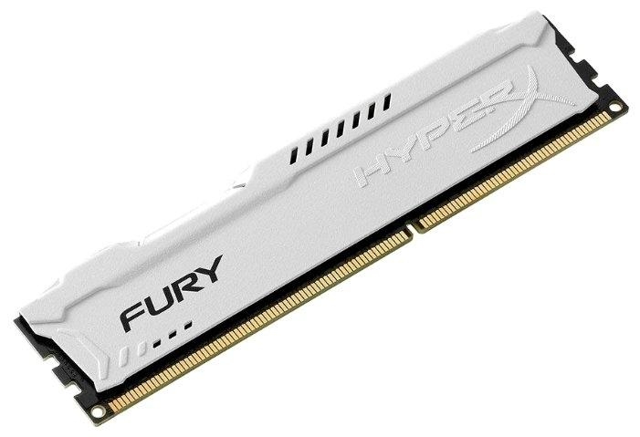 Модуль памяти Kingston 4GB 1866МГц DDR3 CL10 DIMM HyperX FURY White 1.5V