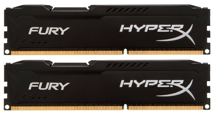 Оперативная память 8 GB 2 шт. HyperX Fury HX316C10FBK2/16