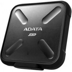 Твердотельный диск 1TB A-DATA SD700, External, USB 3.1, [R/W -440/430 MB/s] 3D-NAND, черный
