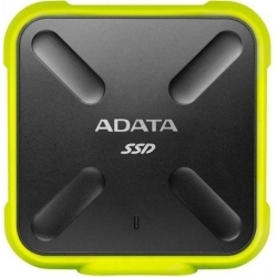 Твердотельный диск 256GB A-DATA SD700, External, USB 3.1, [R/W -440/430 MB/s] 3D-NAND, желтый