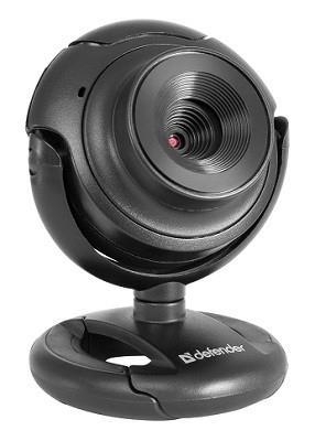 Defender Веб-камера C-2525HD /сенс 2МП /фото /обзор 60°/встр. микр. / USB 2.0 /фокус ручн. /ун. крепл. /черный