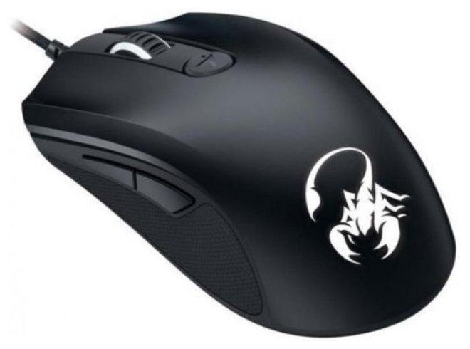 GENIUS Мышь игровая Scorpion M6-600 Black, USB, 800-1500dpi, 6 кнопок, память на 4 игровых профиля, с грузиками