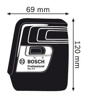 Лазерный уровень самовыравнивающийся BOSCH GLL 3 X Professional (0601063CJ0)