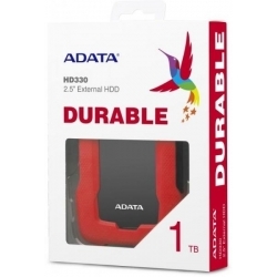Внешний HDD ADATA HD330 1ТБ (AHD330-1TU31-CRD) красный