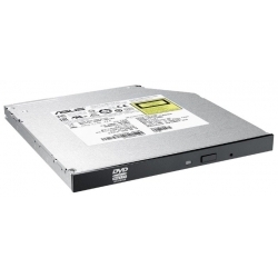 Оптический привод Slim DVD-RW Asus SDRW-08U1MT/BLK/B/GEN (SATA, внутренний, черный) OEM