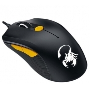 GENIUS Мышь игровая Scorpion M6-600 Black+Orange, USB, 800-1500dpi, 6 кнопок, память на 4 игровых профиля, с грузиками