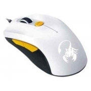 GENIUS Мышь игровая Scorpion M6-600 White+Orange, USB, 800-1500dpi, 6 кнопок, память на 4 игровых профиля, с грузиками