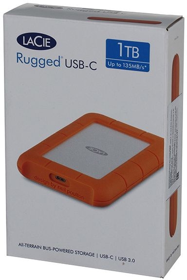 Жесткий диск Lacie Original USB-C 1Tb STFR1000800 Rugged Mini 2.5
