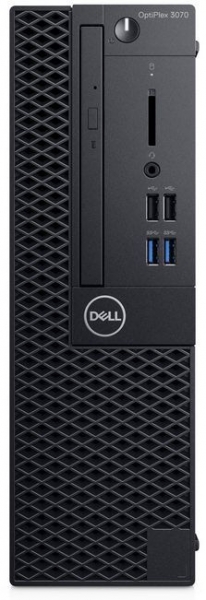 ПК Dell Optiplex 3070 SFF i5 9500 (3)/8Gb 7.2k/SSD256Gb/UHDG 630/DVDRW/Windows 10 Professional/GbitEth/200W/клавиатура/мышь/черный