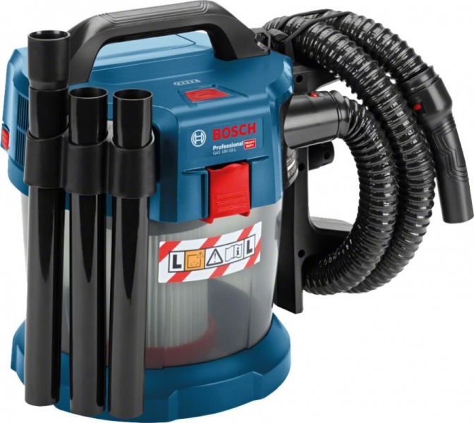 Строительный пылесос Bosch GAS 18V-10 L синий