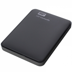 Внешний жесткий диск WD Elements Portable 1Tb, черный (WDBUZG0010BBK-WESN)