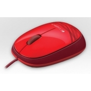 Мышь Logitech M105 красный оптическая (1000dpi) USB (2but)