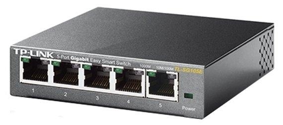 TP-Link TL-SG105E Easy Smart гигабитный 5-портовый коммутатор
