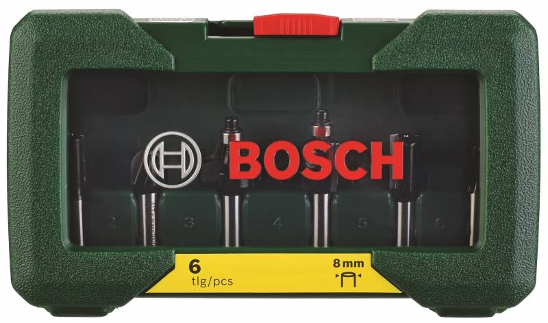 Набор фрез по дереву Bosch 6 НМ-SET (2607019463)