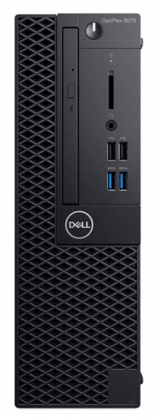 ПК Dell Optiplex 3070 SFF i5 9500 (3.0)/8Gb/1Tb 7.2k/UHDG 630/DVDRW/Linux Ubuntu/GbitEth/200W/клавиатура/мышь/черный