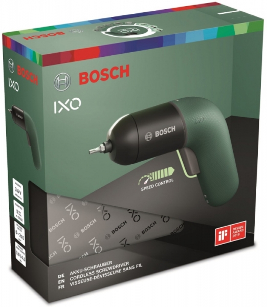 Отвертка электрическая Bosch IXO VI аккум. патрон:держатель бит 1/4