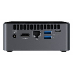 Неттоп IRU NUC 113 i3 8109U (3)/8Gb/SSD240Gb/HDG655/CR/Windows 10 Professional 64/GbitEth/WiFi/BT/90W/черный/серебристый