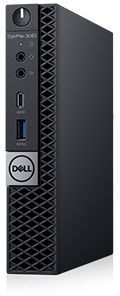 ПК Dell Optiplex 5060 Micro i5 8500T (3.0)/8Gb/1Tb 7.2k/HDG630/Windows 10 Professional/Eth/65W/клавиатура/мышь/черный