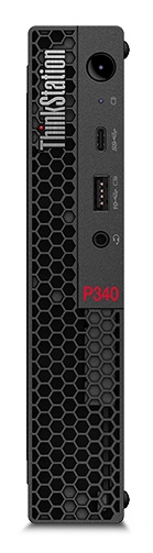 ПК Lenovo ThinkStation P340 tiny Core i9 10900T (1.9)/16Gb/SSD512Gb/P1000 4Gb/Windows 10 Professional 64/GbitEth/WiFi/BT/135W/клавиатура/мышь/черный