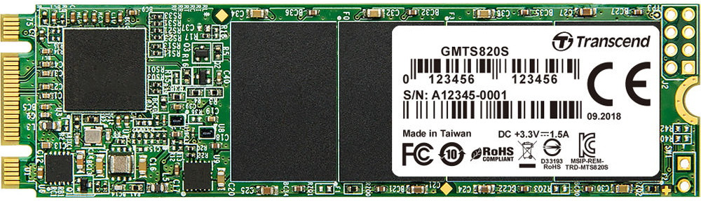 Накопитель SSD Transcend M.2 480Gb TS480GMTS820S M.2 2280