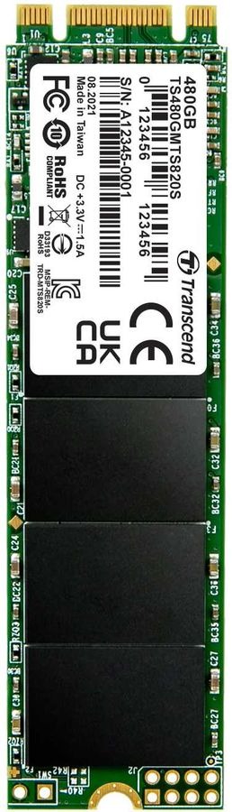Накопитель SSD Transcend M.2 480Gb TS480GMTS820S M.2 2280