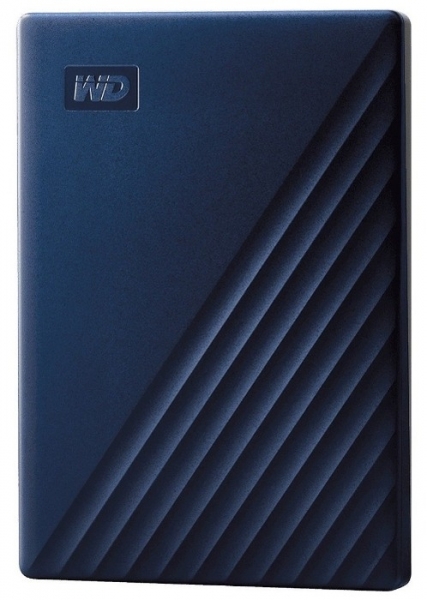 Внешний HDD Western Digital My Passport for Mac 4 ТБ blue 