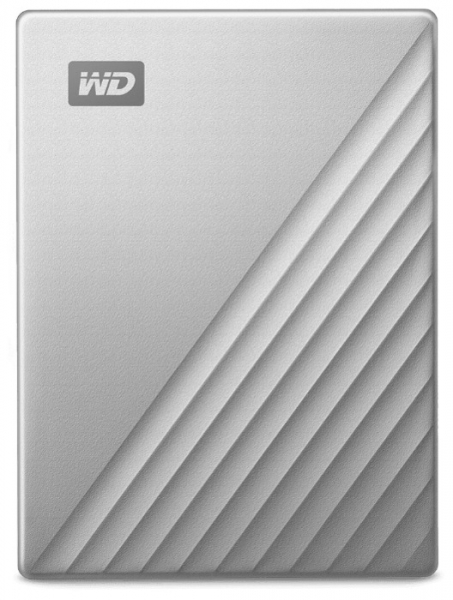 Внешний HDD Western Digital My Passport for Mac 4 ТБ silver
