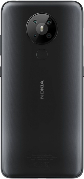 Смартфон Nokia NOKIA 5.3 TA-1234 DS 4/64 RU CHARCOAL, 6.55'' 1600x720, 1.8GHz, 8 Core, 4GB RAM, 64GB, up to 512GB flash, 13 МП + 2 МП + 5 МП + 2 МП/8Mpix, 2 Sim, 2G, 3G, LTE, BT v5.0, Wi-Fi, NFC, GPS, Beidou, Glonass, Type-C, 4000mAh, Android 10, 164,3 мм x 76.6 мм x 8.4 мм