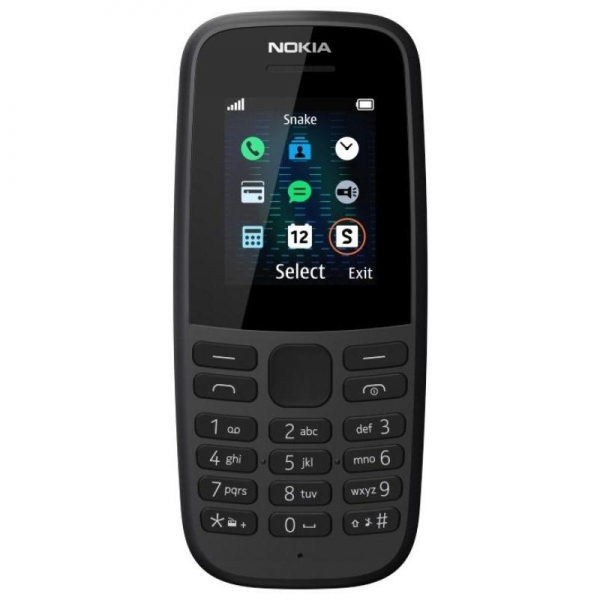Мобильный телефон Nokia 105 SS (TA-1203), черный