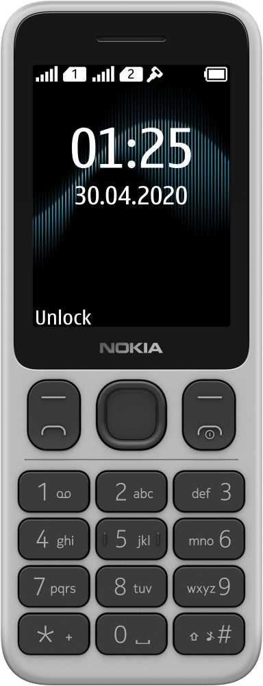 Мобильный телефон Nokia 125, белый 