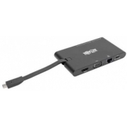 Зарядное устройство Tripplite U442-DOCK3-B USB-C Laptop Docking Station - HDMI, VGA, GbE, 4K @ 30 Hz, Thunderbolt 3, USB-A, USB-C, PD Charging 3.0, Black