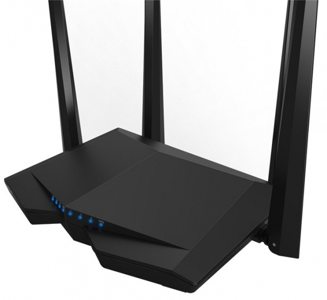 Wi-Fi маршрутизатор TENDA 1200MBPS 10/100M DUAL BAND AC6, черный 