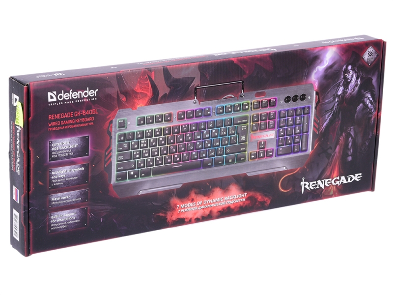 Клавиатура Defender Renegade GK-640DL (45640)