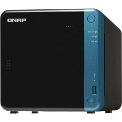 СХД настольное исполнение QNAP 4BAY 2GB TS-453BE-2G, черный 
