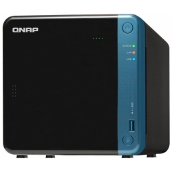 СХД настольное исполнение QNAP 4BAY 2GB TS-453BE-2G, черный 