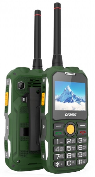 Мобильный телефон Digma Linx A230WT 2G зеленый моноблок 2Sim 2.31