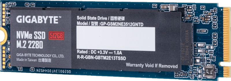 SSD накопитель M.2 GIGABYTE 512Gb (GP-GSM2NE3512GNTD)