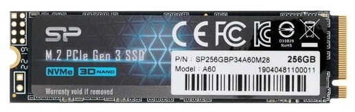 SSD накопитель M.2 Silicon Power P34A60 256Gb (SP256GBP34A60M28)