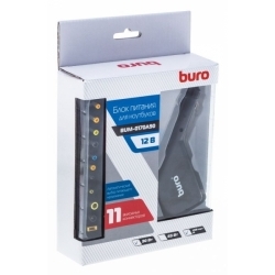 Блок питания Buro BUM-0170A90 автоматический 90W 15V-20V 11-connectors 4.5A 1xUSB 1A от прикуривателя