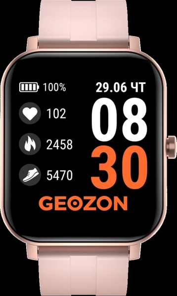 Смарт-часы GEOZON Runner Pink (G-SM12PNK)