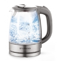 Чайник электрический STARWIND SKG2315, серый/серебристый