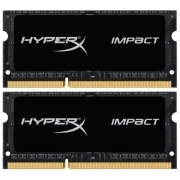 Модуль памяти Kingston 16GB 1600МГц DDR3L CL9 SODIMM (Kit of 2) HyperX Impact 1.35V