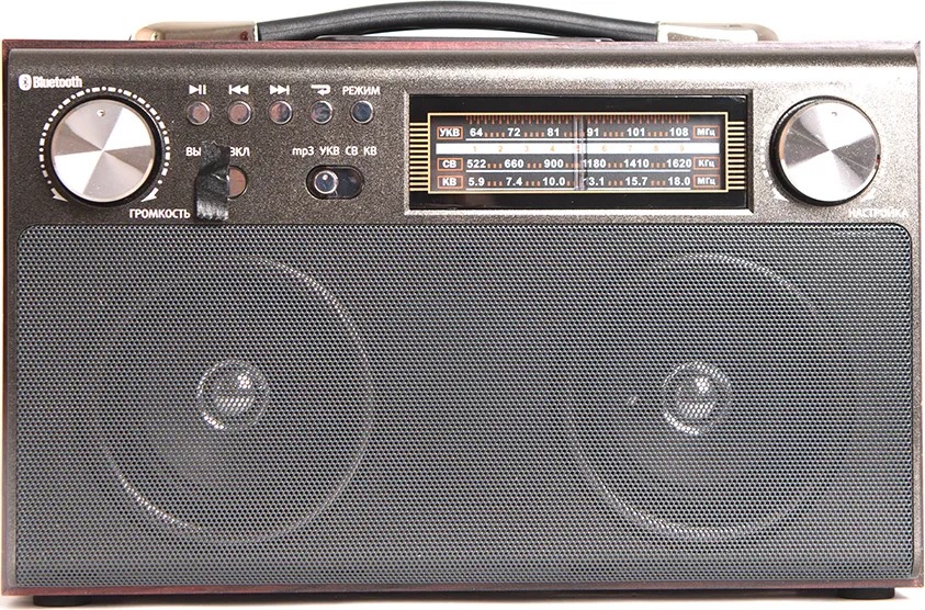 Радиоприемник портативный Сигнал БЗРП РП-322, коричневый