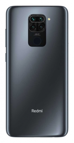 Смартфон Xiaomi Redmi Note 9 128Gb 4Gb черный моноблок 3G 4G 2Sim 6.53