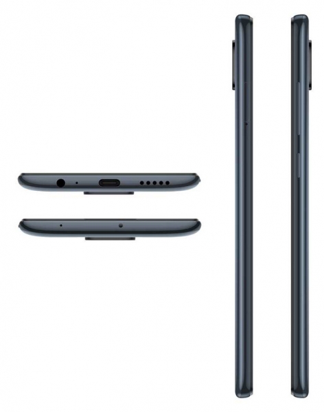 Смартфон Xiaomi Redmi Note 9 128Gb 4Gb черный моноблок 3G 4G 2Sim 6.53